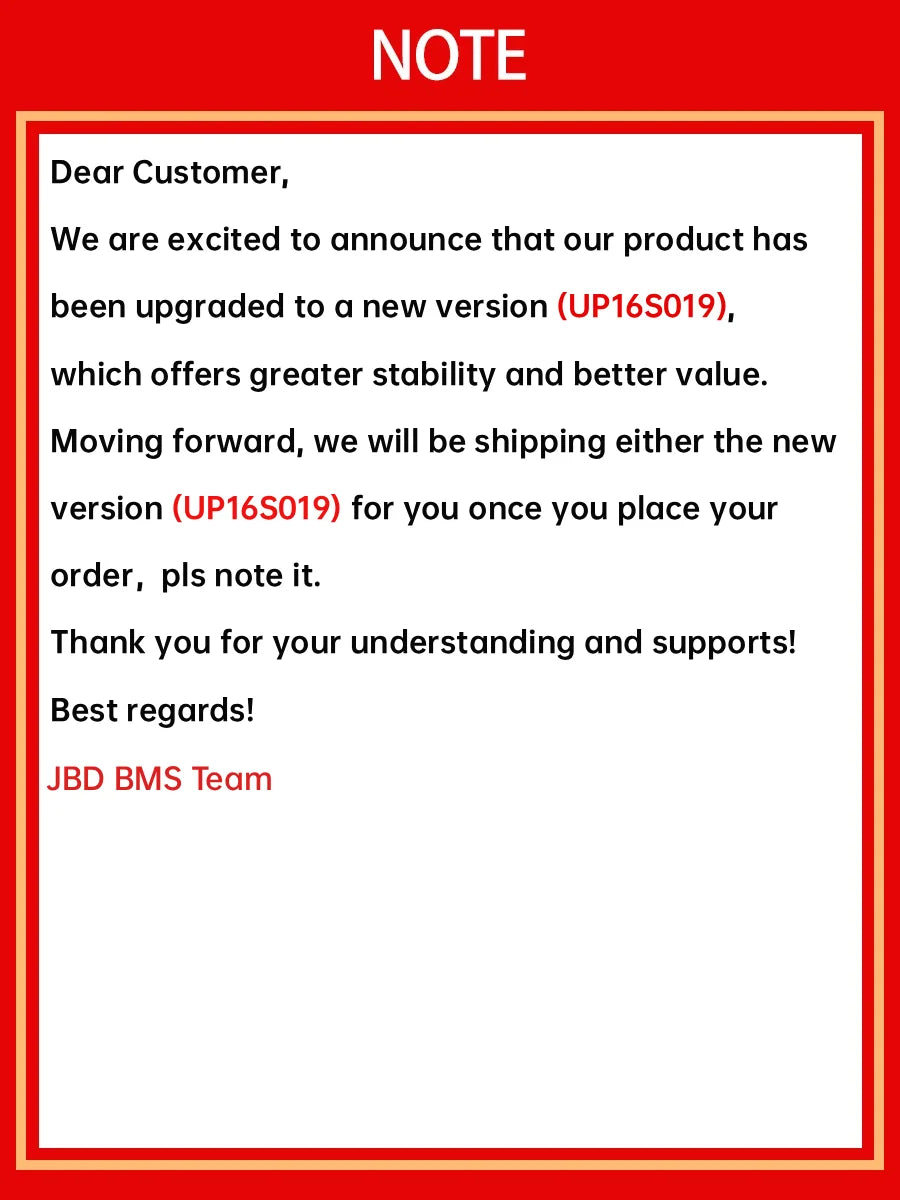 JBD Smart BMS 16S 48V 100A 200A Family Energy Storage Lifepo4 Inverter Bms Support Parallel Connection For Lithium Battery Pack