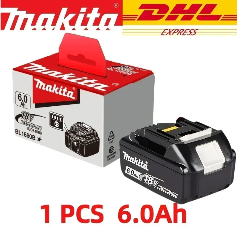 18V Makita original battery, rechargeable tool battery for LED display screen, suitable for Makita LXT series power tool battery