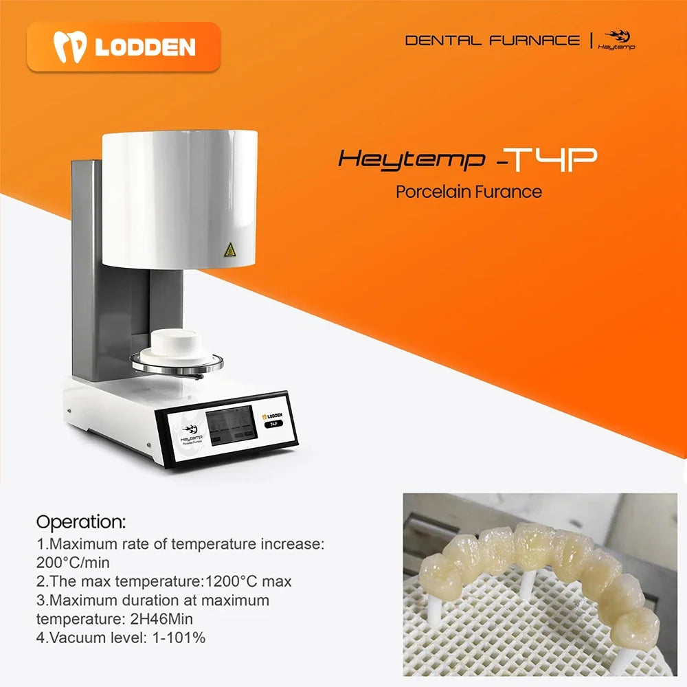 Heytemp-T4P Dental Porcelain Furnace Ceramic Ingot Casting Lab Equipment PHOENIX-7 Porcelain Furnace Ceramic Firing Oven