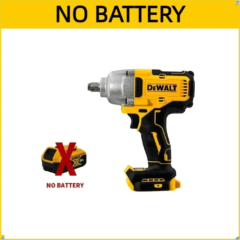 DeWalt  Brushless Electric DCF892 Wrench 1/2Inch High Torque 3 Speed Impact Driver Auto Repair Power Tools