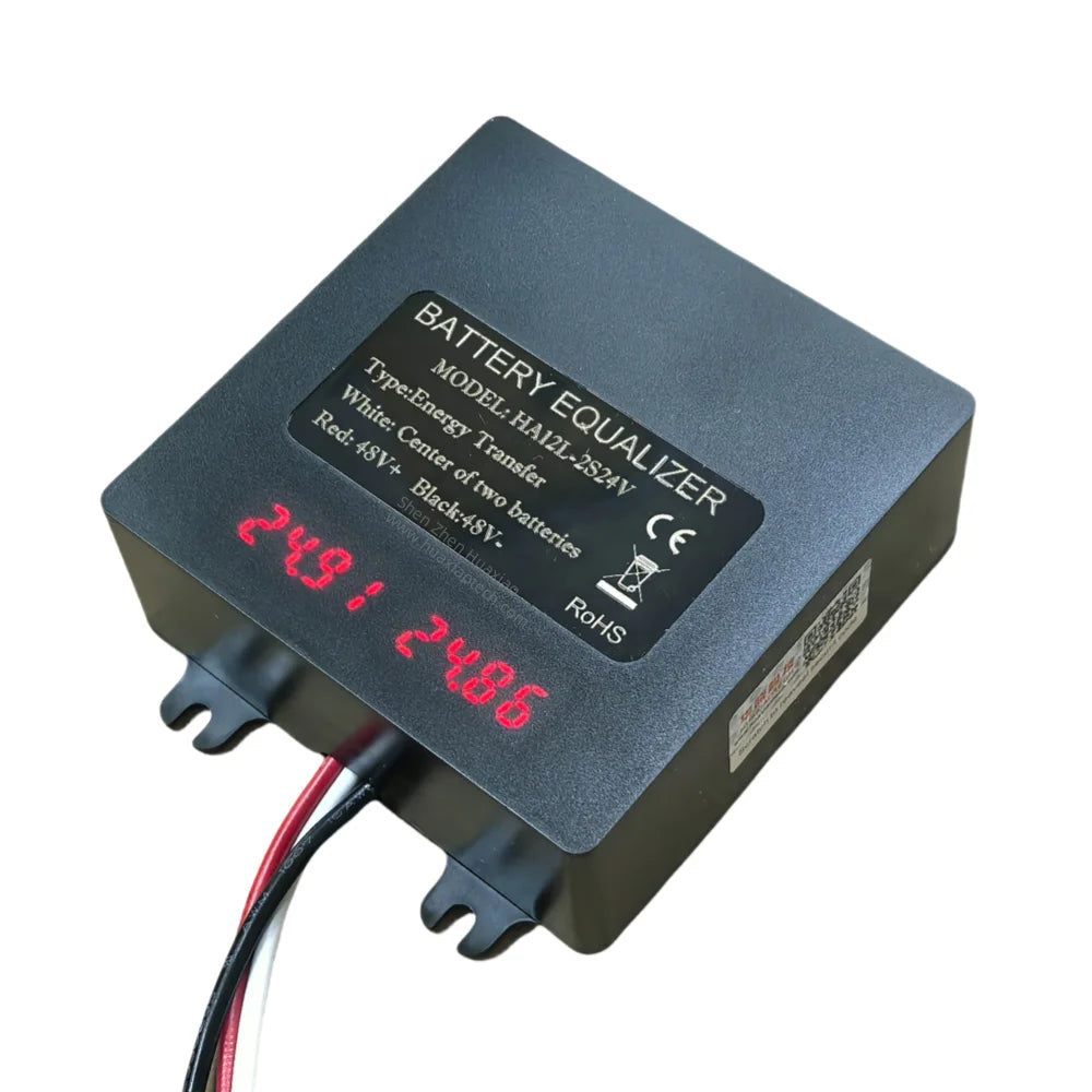 48V Battery Balancer Equalizer for 2x24V Battery System Voltage Equalizer HA12L-2S24V