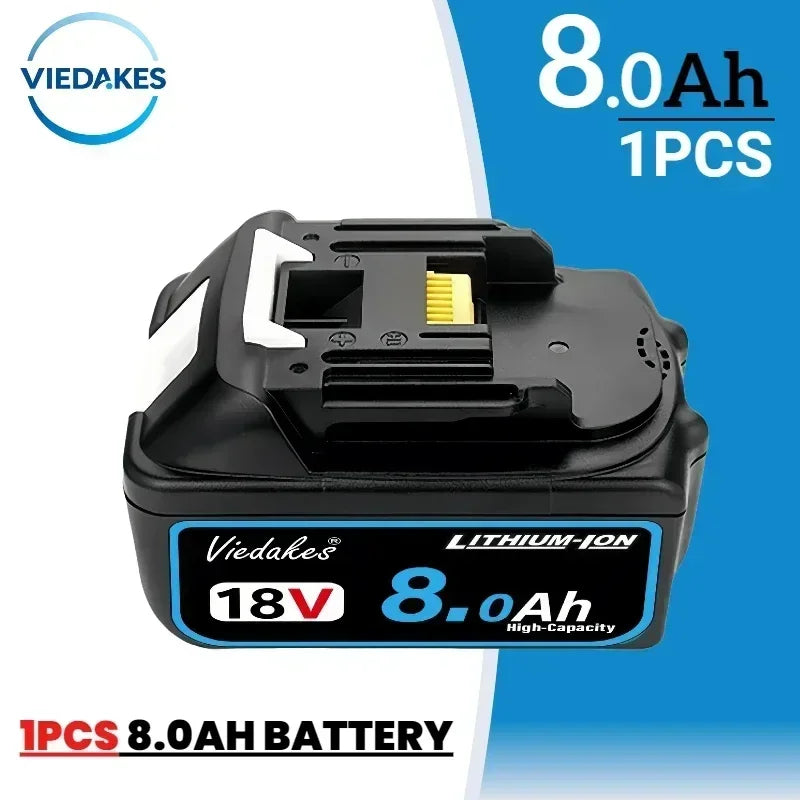 BL1860 for Makita 18V 8Ah Original Battery BL1830 BL1860 BL1850B Tool Battery Compatible for Makita 18 Volt Wireless Grinder