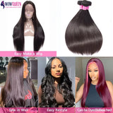 12A Straight Human Hair Bundles 28 30 inch Raw Hair Bundles 36 38 40 Inch Long Thick Bundles Cheap Brazilian Hair Weave Bundles