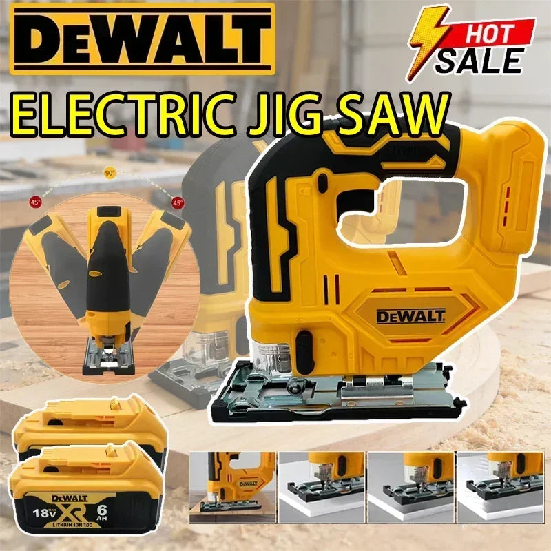 Dewalt Brushless Curve Saw 20V Cordless Electric Jig Saw Portable Multifunction Adjustable Woodworking Power Tool