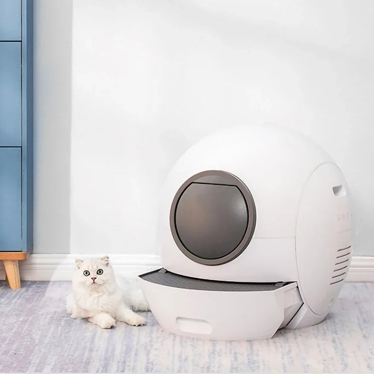Factory Directly Supply Portable Fully Automatic Cat Toilet Cat Box Self Cleaning