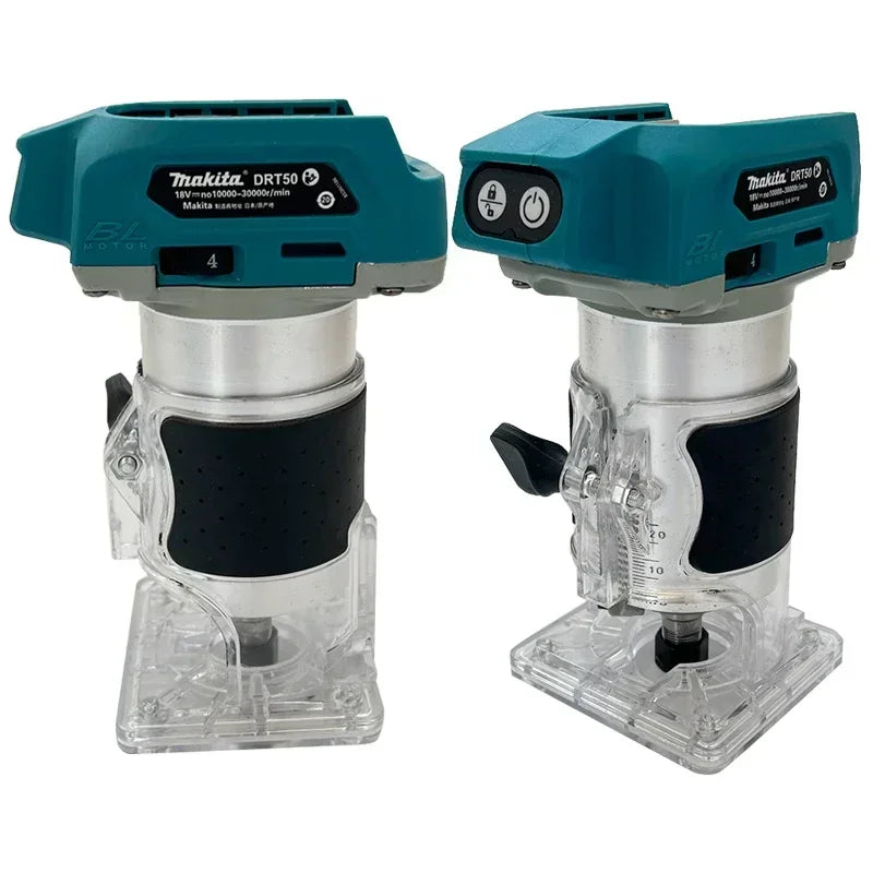 Makita Edge trimmer DRT50 18V LXT Cordless Trimmer, Brushless Motor, Professional Rechargeable Slotting and Milling Tool