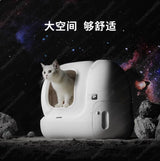 Automatic Self-Cleaning Cat Litter Box, Intelligent Electric Toilet with Odor Control for Cats
