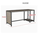 SM new home new wood computer desk workbench desk aluminum profile rectangular table