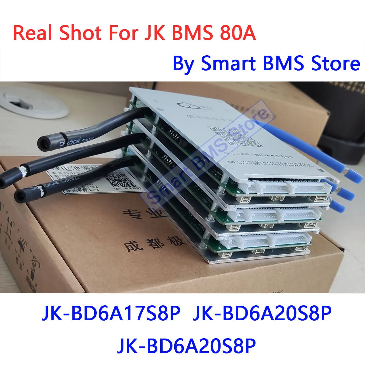Jikong JK BMS 40A 60A 80a 200a Active Balance BD6A17S8P BD6A20S8P BD6A24S8P 8s 13s 17s 20s 24s Smart JK Bms Bt RS485 Connector