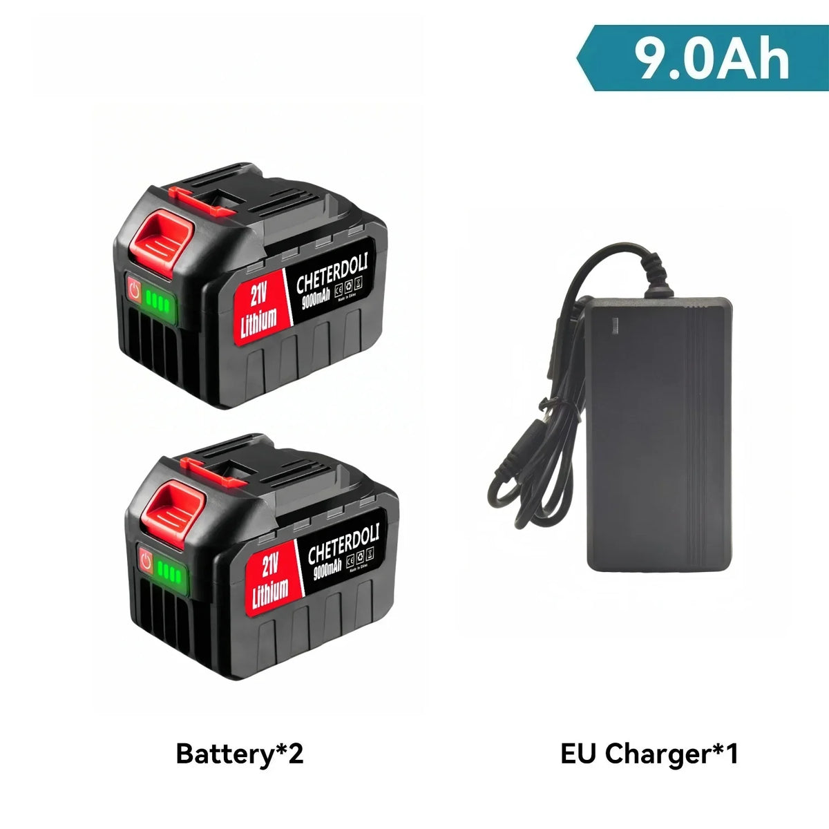 for Makita 21V 9.0Ah Smart Battery 5S3P Li-ion Pack 2H Fast Charging Overheat Protection for Power Tools Drills Safety Certified