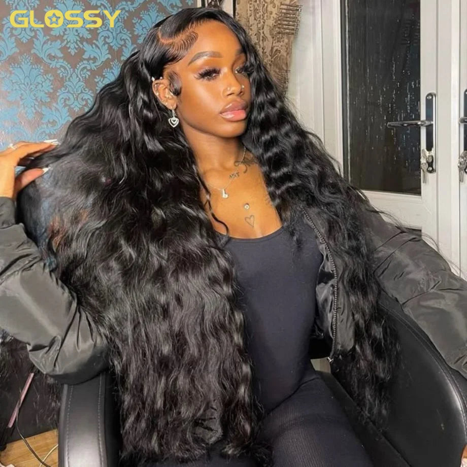300 Density Loose Deep Wave 13x6 Hd Lace Front Human Hair Wig For Women