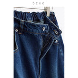 Wide-Leg Balloon Pants, Loose Plus-Size Jeans, Hip-Covering Slimming Retro Long Pants, Fall/Winter 2025