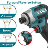 Makita 18V Cordless Impact Driver DTD173 Brushless 180Nm 3600rpm T-Mode for Wood Bolt Drilling Fastening Work
