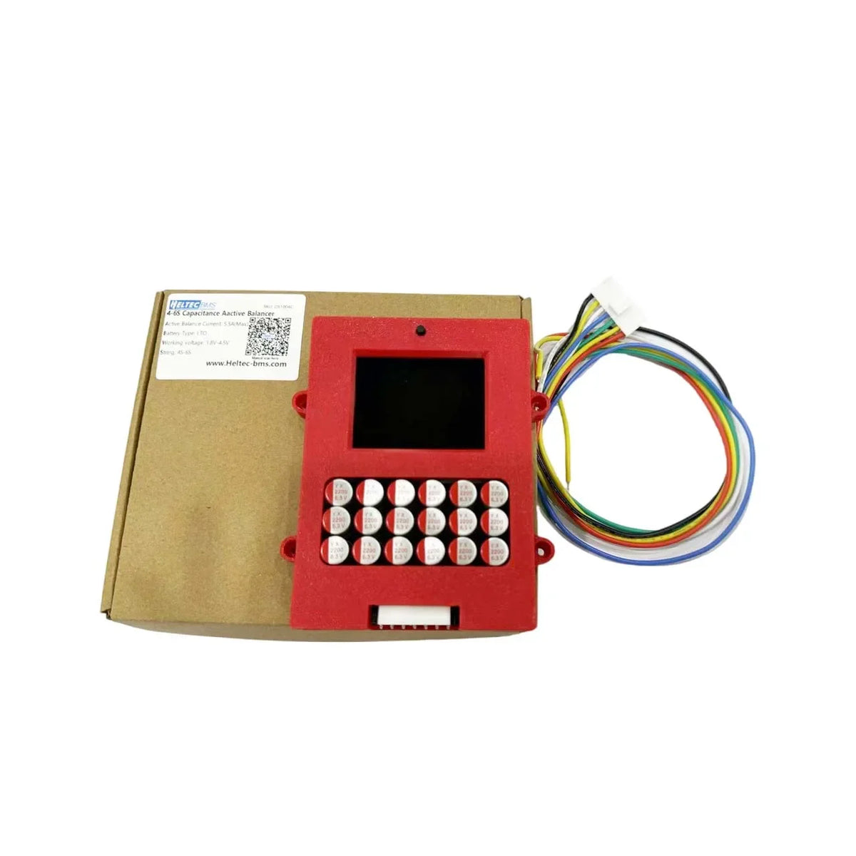 Heltec Lithium Titanate 6S Active Balancer with Voltage Display TFT LTO Battery Voltage Tester 5A Energy Transfer Equalizer