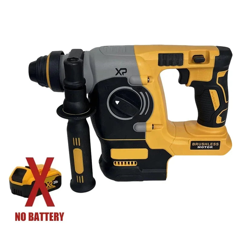 Dewalt Brushless Cordless Rotary Impact Hammer Drill Cordless 2 Modes SDS Metal Concrete Breaker Jackhammer 18V20V Tools