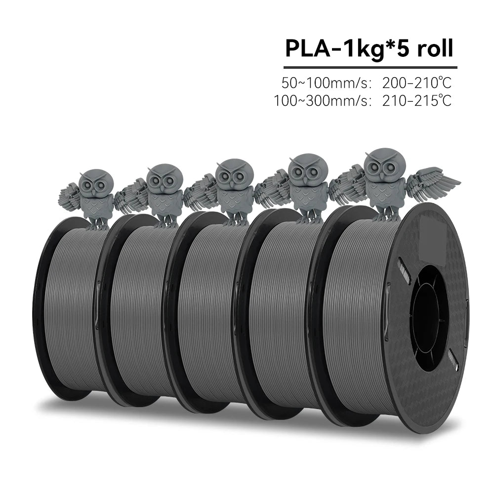 KINGROON High Speed PETG 3D Filament PLA/PETG 5KG 3D Printing Filament 1.75mm 100% Neatly Wound HS Filament 350mm/s Printing