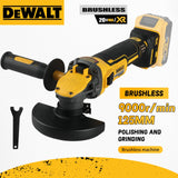 DEWALT DCG409 20V Max XR Brushless Angle Grinder Cordless Power Tool 125mm Cutting Machine Portable Rechargeable Polisher