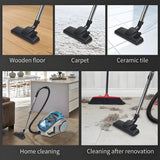 2500W Vacuum Cleaner Handheld Powerful Dust Collector Household Multifunctional Dust Mite Removal Wet & Dry Wired Vacuum Cleaner