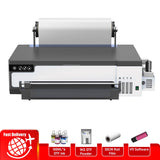 A4 A3 DTF Printer with Roll Feeder-XP600 Doubled Printing Speed Built-in White Stirring System for DIY T-Shirt Clothes print