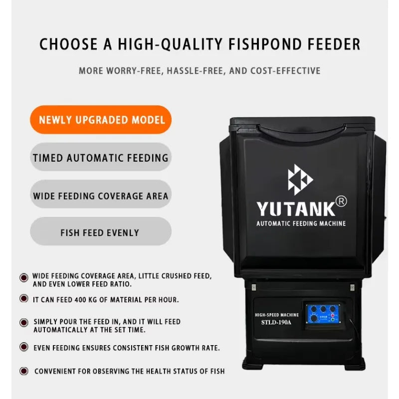 Industrial Automatic Fish Feeder for Pond Aquaculture and Recirculating Water Pool System Essential Equipment for Fish Farming