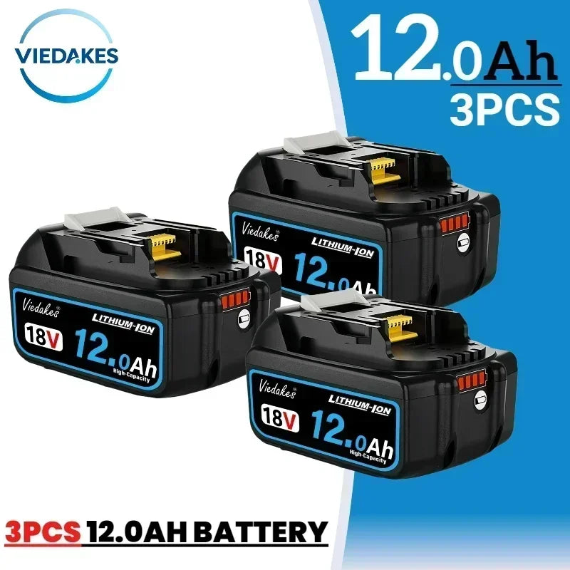 BL1860 for Makita 18V 8Ah Original Battery BL1830 BL1860 BL1850B Tool Battery Compatible for Makita 18 Volt Wireless Grinder