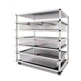 Reptile PVC Cage Terrarium With Temperature Control,80*45*16cm Reptile Vivarium Cage For Python Bearded Dragon
