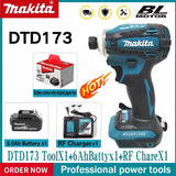 Makita DTD173 18V Cordless Impact Driver 180 N.m Brushless Electric Drill Screwdriver LED Light Multi-function Household To