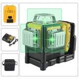 3D 12 Lines DEWALT DW089LG Laser Level 3x360° Green Line 12V Cordless