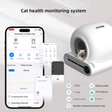 Automatic Smart Cat Litter Box Large Capacity Pet Cat Litter Box Cat Toilet Automatic Cleaning App pet Cat Litter Box