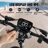 Dual 4000W Motor Electric Scooter for Adults 45MPH Fast E-Scooter 60V 27Ah 11" Off-Road Vacuum Tires 330lbs Heavy Duty