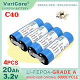 4pcs VariCore 3.2V 360Ah 340Ah 100AH 20Ah 15Ah LiFePO4 Cells Lithium-Iron Phosphate for 4S 12V 24V 48V EV Golf Cart Power Tools