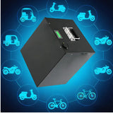 72V 50Ah Lithium Ion Battery Pack Delivers Ufor Surron Electric Dirt Bikes & Off-Road Scooters (5000W/8000W) Camping Gear and Sm