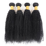 Human Hair Bundles With Closure Brazilian Kinky Curly Raw 3 4 Bundles With 4x4 5x5 HD Lace Closure Weave With 13x4 Frontal