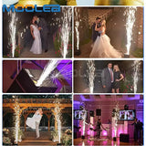 1-200 bag Ti Powder 200g 600W Cold Spark Machine 600W Sparkular Machine DMX Wedding Sparkler Machine Fountain Firework Machine