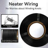 KINGROON No-Spool PLA Filament 1.75mm 10KG (22LBS) , 3D Printer Material PLA Refill For Bambu or DIY Reusable Spools, 10 Rolls