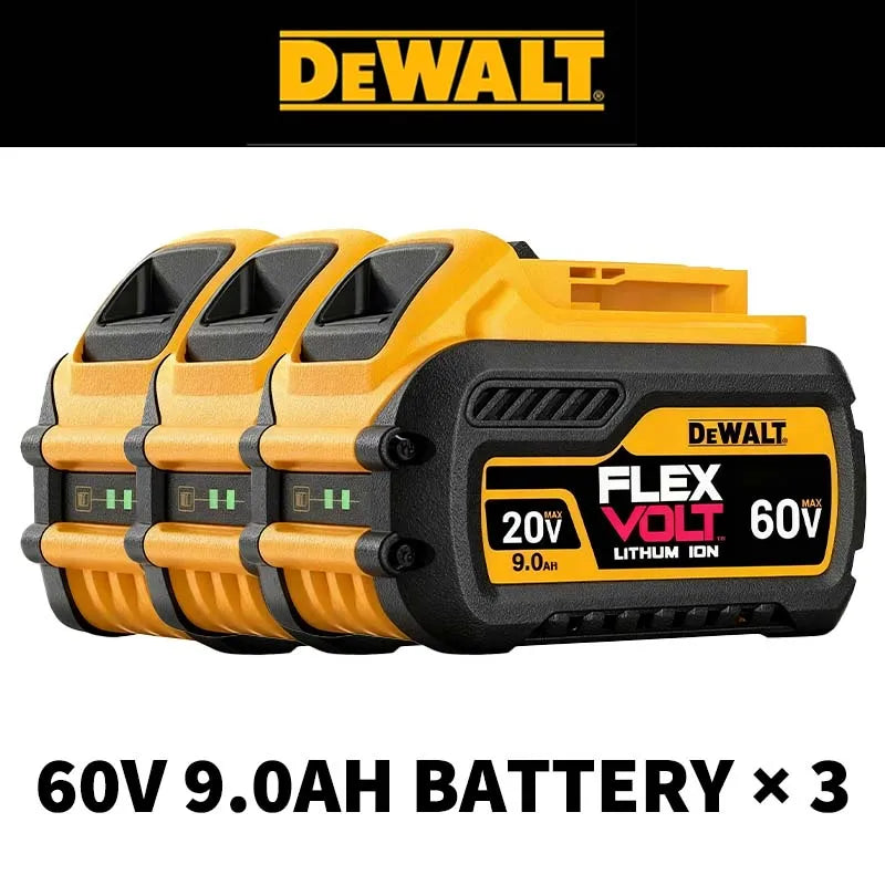 DEWALT 100% Original 20V 5AH Power Tool Battery 60V 9AH Flexvolt Battery Charger Combo DCB206 DCB205 DCB202 DCB609 DCB200 DCB184