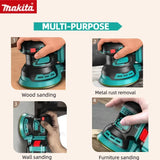 Makita Cordless Sander Lithium Sandpaper Machine Handheld Sanding Flat Polishing Machine For Makita 18V Battery