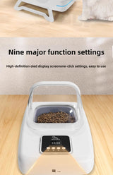 Microchip Pet Feeder, Automatic Cat Feeder with Infrared Sensor, Timed Feeder for Multiple Cats, Anti-Sneak Eating