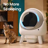 Self Cleaning Litter Box Orbitie Automatic Cat Litter Box Self Cleaning for Multiple Cats with App Control