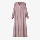 AS SS26 light satin ball buttons dress lightweight super comfortable fabric dressy woman clothes