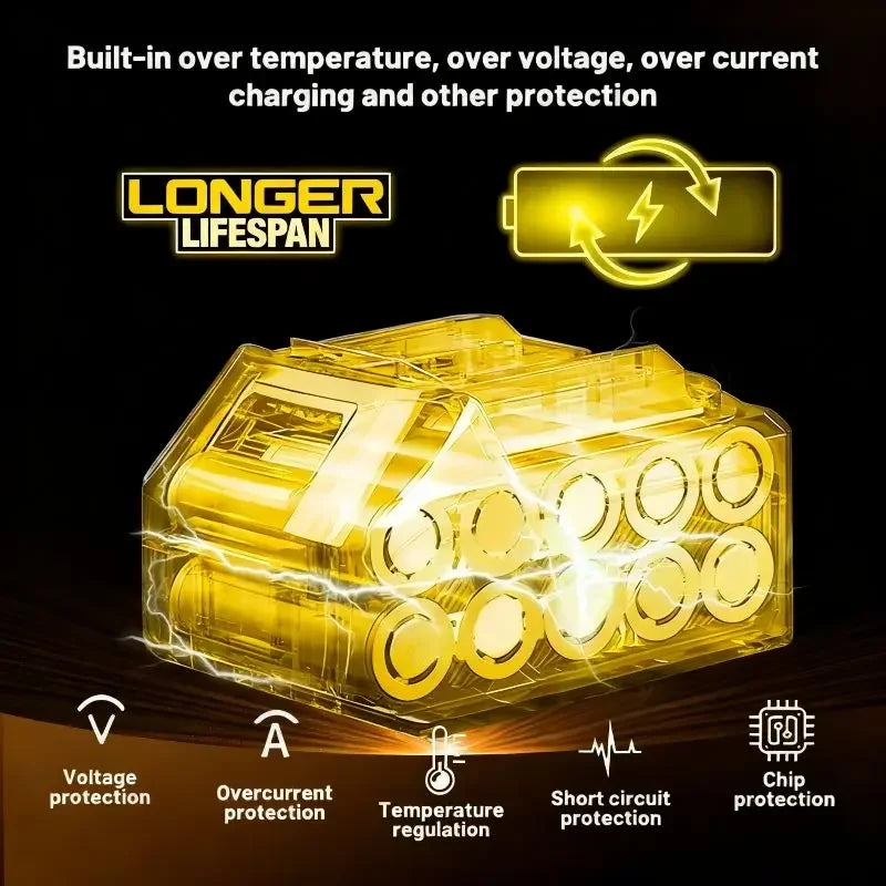 DeWalt 20V 6.0Ah MAX Battery Power Tool Replacement for DeWalt DCB184 DCB181 DCB182 DCB200 cordless drill 20v Battery