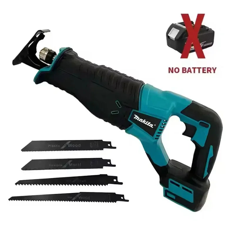 Makita XRJ04Z Brushless Cordless Reciprocating Saw, Electric Power Tool, Portable, Wood, Metal Pipe, Cutting Chain Saw, 18V