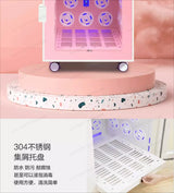 Pet Drying Box with Temperature Control, Automatic Dog Cat Grooming Blower, Foldable Home Dryer