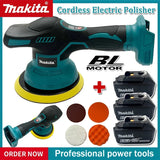 Makita Cordless Polisher 8 Gears Digital Display Electric Polisher Auto Car Waxing Polishing Machine For 18V  Battery