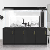 JC office/living room fish tank environmental protection glass aquarium bottom filter