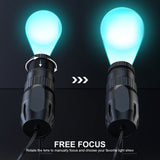 U'King 2Pcs 10W LED Mini Spotlight Manual Focus RGBW Pinspot Stage Light For DJ Disco Bar Club Audience Show Wedding Party