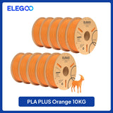 ELEGOO 4KG/5KG/10KG PLA+ Filament 1.75mm 3D PLA for FDM Printer