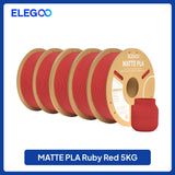ELEGOO Matte Filament PLA 1KG for FDM 3D Printer PLA Elegoo 3D Printer Filament Dimensional Accuracy +/- 0.02mm