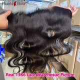 13X6 HD Lace Frontal With Body Wave Human Hair Bundles Human Hair With Closure 100% Raw Human Hair Bundles With 13X4 Frontal Closure Human Hair Extensions Top Quality 3-5 Working Days To US
