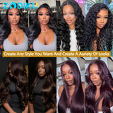 13x6 Ear To Ear HD Transparent Lace Front Wig 12-30inch Silky Straight